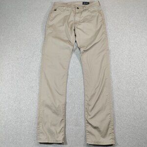 AG Pants Mens 31x34* (31x32) Beige Modern Slim The Tellis Adriano Goldschmied